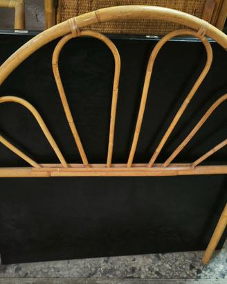 spalliera in vimini letto singolo