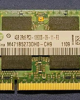 1x4gb ram ddr3 1333mhz (10600)