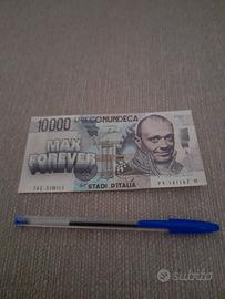 Banconota 'deca' Max Pezzali