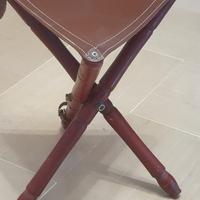 sgabello cuoio