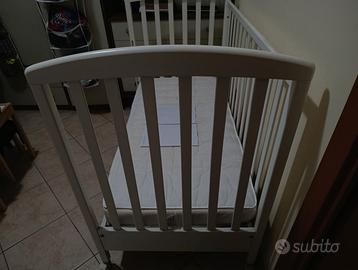 culla bianca completa escluso materasso
