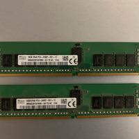2x 16gb ram ddr4 ecc 32gb totali
