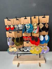 Lotto 15 paia di orecchini donna