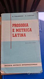 libro Prosodia d Metrica Latina, SEI, 1960