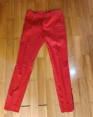 Pantaloni rossi da donna DSquared2 