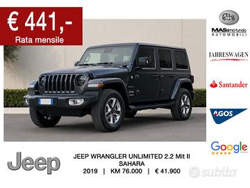 JEEP Wrangler Unlimited 2.2 Mjt II Sahara