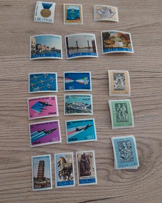 Lotto francobolli originali Italia 1973