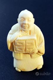 3 bottone giapponese antico netsuke '30 originale