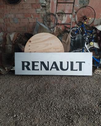 insegna concessionaria Renault da esterno 