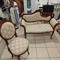 Set Divanetto e Sedie Anni '50