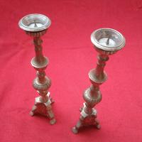 Candelieri in bronzo epoca 1800