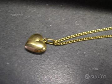 Bracciale catenina cavigliera oro 750 vintage