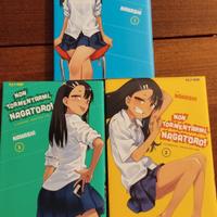 Nagatoro Volumi 1,2,3 + shikishi J-Pop manga ita