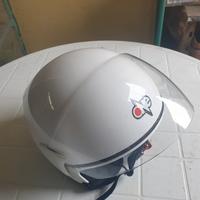 Casco Moto/Scooter ONE Bianco con Visiera + Sacca 