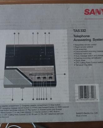 Segreteria telefonica vintage Sanyo