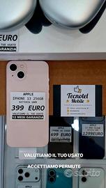 IPHONE 13 256GB ROSA batteria 100%