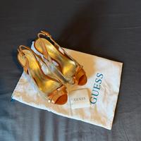 Sandali Guess slingback logo marrone tg 35 donna