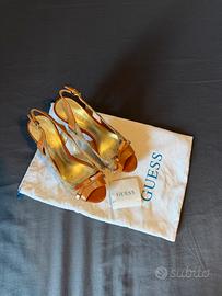 Sandali Guess slingback logo marrone tg 35 donna