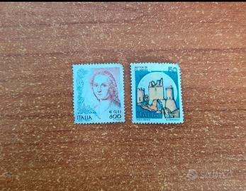 2 francobolli Italia