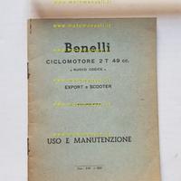 Benelli 50 Scooter - Normale 1960 manuale uso