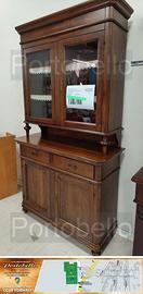 Codice: 9968 VETRINA STILE ARTE POVERA IN LEGNO D