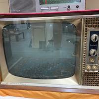 antico televisore crosley funzionante