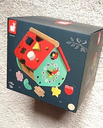 Janod casetta in legno gioco forme