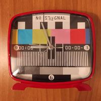 Orologio sveglia tema TV