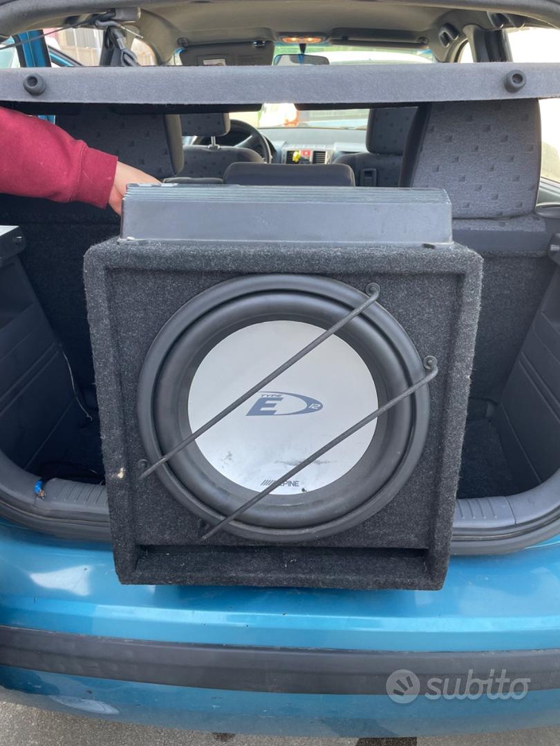 Subwoofer Alpine + amplificatore Sony Audio/Video In vendita a Milano