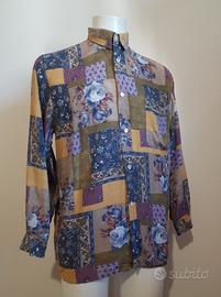 Camicia uomo vintage 90s patchwork over 