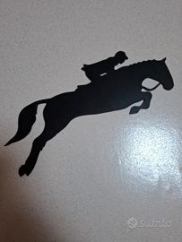 lune art da parete " Cavallo con fantino"