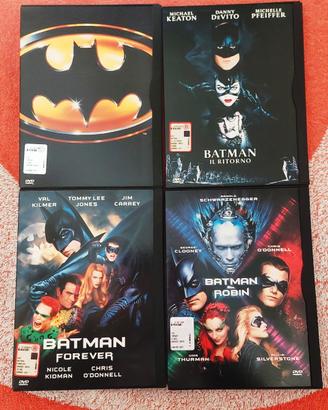 BATMAN La Quadrilogia 1989/1997 (4 DVD)