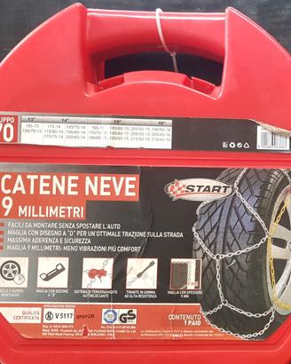 Set 2 Catene da Neve omologate 9 mm gruppo 70