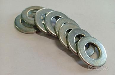 RONDELLA PIANA IN FERRO ZINCATO MIS. 17 x 30 x 3