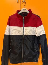 GIACCA CLAYTON ROSSA BIANCA E BLU