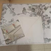 completo lenzuola matrimoniale di percalle 