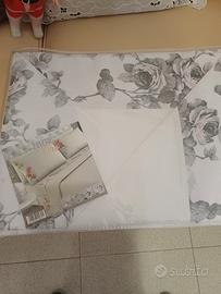 completo lenzuola matrimoniale di percalle 