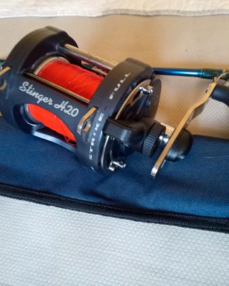 Combo traina canna + fodero + mulinello