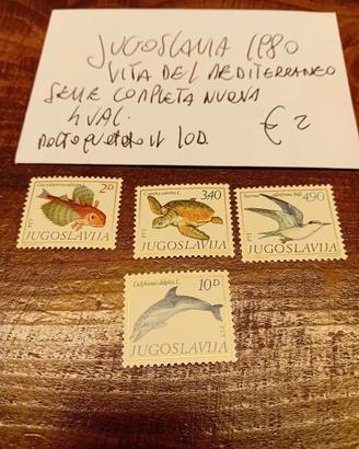 Jugoslavia 2 parte di francobolli 
