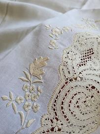 Completo letto matrimoniale in lino 