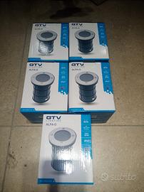 lotto 5 lampade da giardino a pavimento gtv alfa O