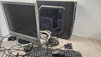 PC DA UFFICIO COMPLETO NO HARD DISK