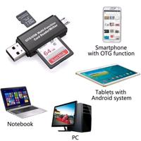 Chiavetta Adattatore Multifunzione USB E MicroUSB 