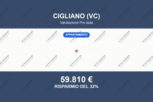 Immobile in asta di 146 m² con box auto a Cigliano