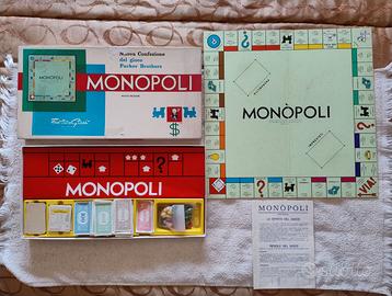 Gioco MONOPOLI vintage anni 80 Parker Brothers