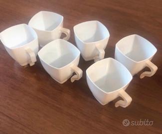 6 tazzine da caffe in plastica