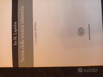 STORIA  DELLE  SOCIETÀ  ISLAMICHE  (VOL. 1 /2)