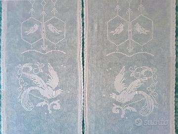 2 tende lunghe realizzate artigianalmente