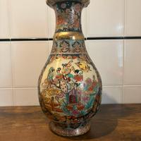 Vaso giapponese in porcellana originale Satsuma