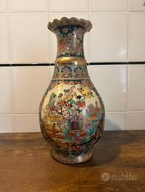 Vaso giapponese in porcellana originale Satsuma